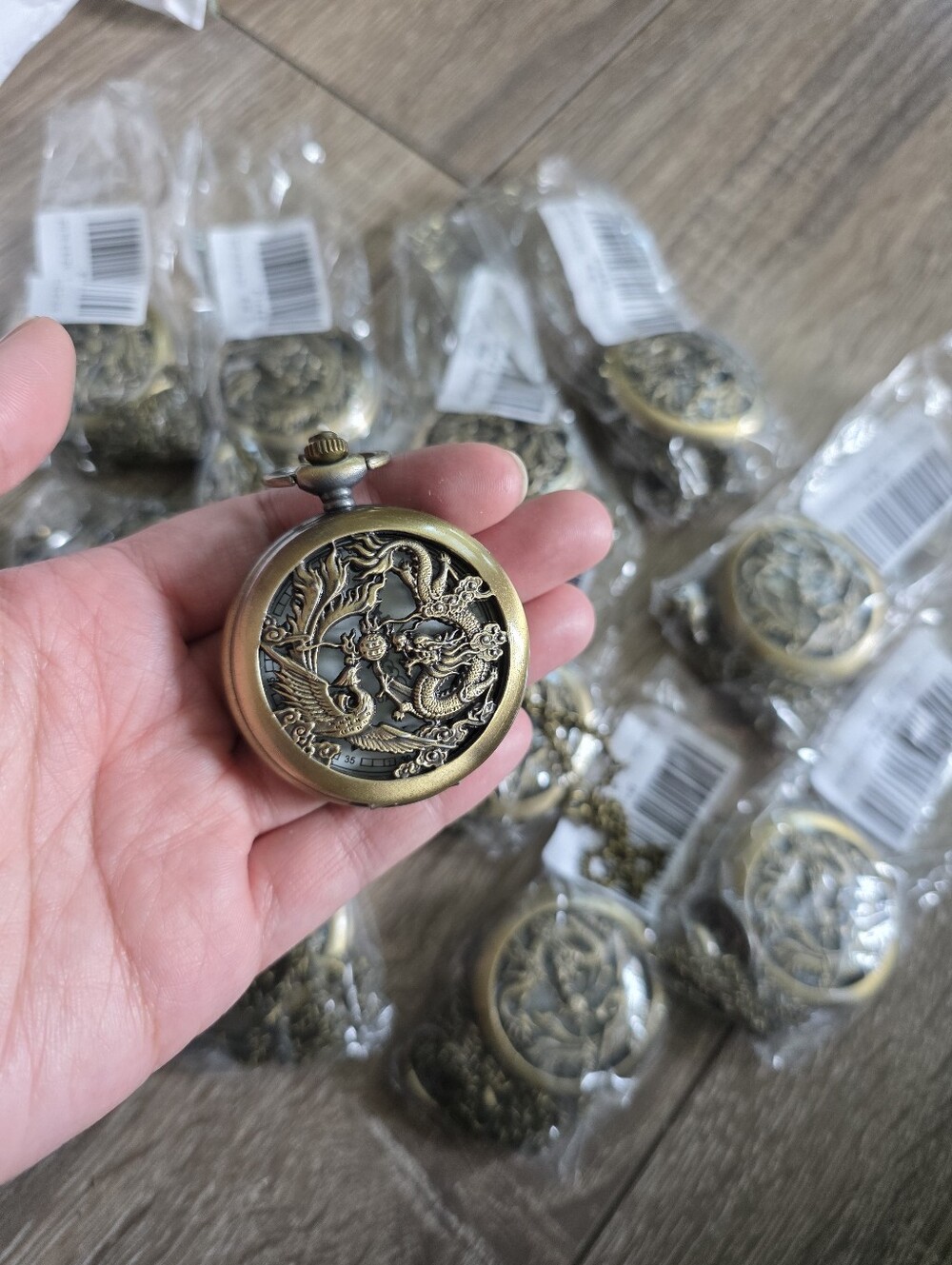 Dragon/Phoenix Watch Necklaces